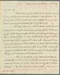 Sir Robert Liston to Jane Porter, autograph letter signed