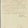 Sir Robert Liston to Jane Porter, autograph letter signed