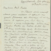 William Lempriere to Jane Porter, autograph letter signed