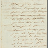 Louis-Henri-Joseph de Bourbon, Prince de Condé to "Miss," autograph letter signed