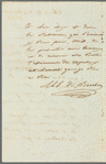 Louis-Henri-Joseph de Bourbon, Prince de Condé to "Miss," autograph letter signed