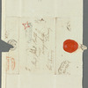 George Canning to Jane Porter, autograph letter third person