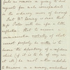 George Canning to Jane Porter, autograph letter third person