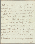 George Canning to Jane Porter, autograph letter third person