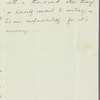 George Canning to Jane Porter, autograph letter third person