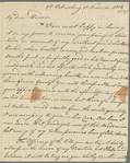 Sir James Boniface Leighton to Miss Porter, autograph letter signed