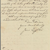 Sir James Boniface Leighton to Miss Porter, autograph letter signed
