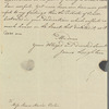 Sir James Boniface Leighton to Anna Maria Porter, autograph letter signed