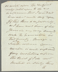 John Malcolm to Jane Porter, autograph letter signed