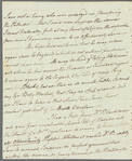 Unidentified sender to Jane Porter, autograph letter