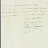 William Frederick, Duke of Gloucester to Miss Porter, autograph letter signed