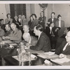 Ralph Bunche among a group of international representatives, at Dumbarton Oaks, in Georgetown, Washington, D.C.