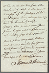 Yakov Ivanovich Smirnov to "My dear Madam," autograph letter signed