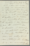 Rebecca Patterson to Miss Porter, autograph letter signed