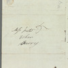 Rebecca Patterson to Miss Porter, autograph letter signed