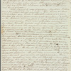 Margaret Urquhart to Miss Porter, autograph letter signed