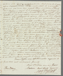Margaret Urquhart to Miss Porter, autograph letter signed