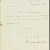 Hammersley and Co. to Miss Porter, letter signed