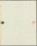 Hammersley and Co. to Miss Porter, letter signed