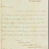 Sir John Doyle to Jane Porter, autograph letter signed