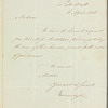 Hammersley and Co. to Miss Porter, letter signed