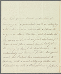 Ralph James Woodford to Miss Porter, autograph letter signed
