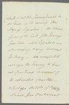 Henry Rolleston to Miss Porter, autograph letter signed