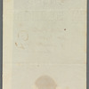 John Taylor to Jane Porter, autograph letter signed