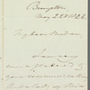 Edward Augustus Kendall to Miss E. A. Tickell, autograph letter signed