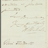 Edward Augustus Kendall to Miss E. A. Tickell, autograph letter signed