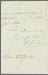 Edward Augustus Kendall to Miss E. A. Tickell, autograph letter signed