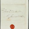 Edward Augustus Kendall to Miss E. A. Tickell, autograph letter signed