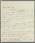 Owen Rees to Jane Porter, autograph letter signed