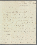 Alaric Alexander Watts to Jane Porter, autograph letter signed