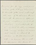 Alaric Alexander Watts to Jane Porter, autograph letter signed