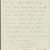 Alaric Alexander Watts to Jane Porter, autograph letter signed