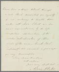 Alaric Alexander Watts to Jane Porter, autograph letter signed