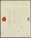 Alaric Alexander Watts to Jane Porter, autograph letter signed