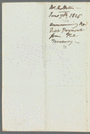 Henry Rolleston to Miss Porter, autograph letter signed