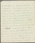 Alaric Alexander Watts to Jane Porter, autograph letter signed