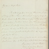 William Frederick, Duke of Gloucester to Miss Porter, autograph letter signed