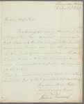 William Frederick, Duke of Gloucester to Miss Porter, autograph letter signed