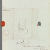 Daniel Mackinnon to Miss Porter, autograph letter signed