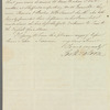 Saith Satoore to Miss Porter, autograph letter signed