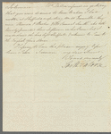 Saith Satoore to Miss Porter, autograph letter signed