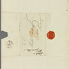 Saith Satoore to Miss Porter, autograph letter signed