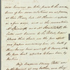Sir Daniel Bayley to Miss Porter, autograph letter signed