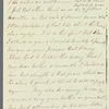Jane Alice Sargent to "My dear Madam," autograph letter signed