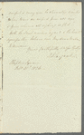 Jane Alice Sargent to "My dear Madam," autograph letter signed