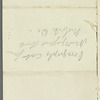 Jane Alice Sargent to "My dear Madam," autograph letter signed